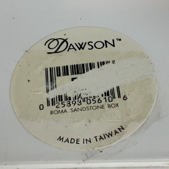Dawson Tissue Box Cover Pink Gold Marbleized Plastic Lightweight Vtg 80s Taiwan - Picture 7 of 7